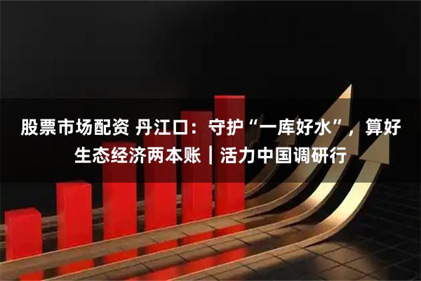 股票市场配资 丹江口：守护“一库好水”，算好生态经济两本账︱活力中国调研行